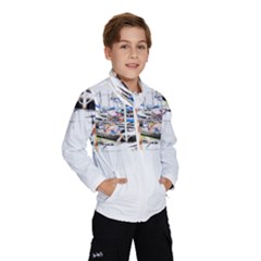 Venice T- Shirt Venice Voyage Art Digital Painting Watercolor Discovery T- Shirt (5) Kids  Windbreaker