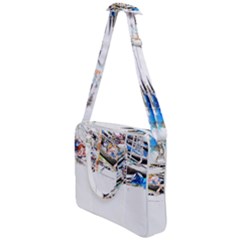 Venice T- Shirt Venice Voyage Art Digital Painting Watercolor Discovery T- Shirt (5) Cross Body Office Bag by ZUXUMI