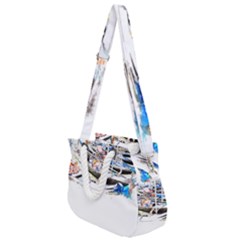 Venice T- Shirt Venice Voyage Art Digital Painting Watercolor Discovery T- Shirt (5) Rope Handles Shoulder Strap Bag by ZUXUMI