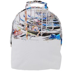 Venice T- Shirt Venice Voyage Art Digital Painting Watercolor Discovery T- Shirt (5) Mini Full Print Backpack by ZUXUMI