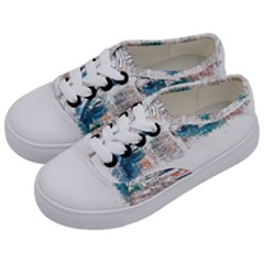 Venice T- Shirt Venice Voyage Art Digital Painting Watercolor Discovery T- Shirt Kids  Classic Low Top Sneakers by ZUXUMI