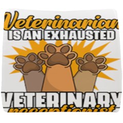 Veterinary Medicine T- Shirt Behind Every Great Veterinarian For Veterinary Receptionist T- Shirt Seat Cushion by ZUXUMI