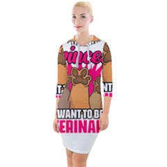 Veterinary Medicine T- Shirt Forget Princess Funny Veterinary Medicine Life Veterinarian T- Shirt Quarter Sleeve Hood Bodycon Dress by ZUXUMI