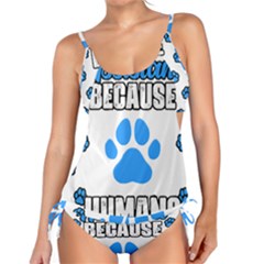 Veterinary Medicine T- Shirt Funny Veterinary Assistant Because Humans Are Gross Vet Med T- Shirt Tankini Set by ZUXUMI