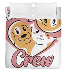 Veterinary Medicine T- Shirt Funny Veterinary Crew Vet Med Life For A Veterinary Worker T- Shirt Duvet Cover Double Side (queen Size) by ZUXUMI