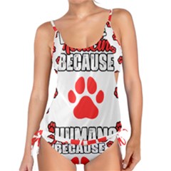 Veterinary Medicine T- Shirt Funny Veterinary Medicine Because Humans Are Gross Vet Med T- Shirt Tankini Set by ZUXUMI