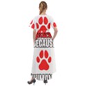 Veterinary Medicine T- Shirt Funny Veterinary Medicine Because Humans Are Gross Vet Med T- Shirt Front Wrap High Low Dress View2