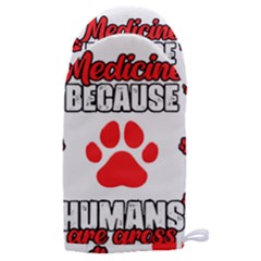 Veterinary Medicine T- Shirt Funny Veterinary Medicine Because Humans Are Gross Vet Med T- Shirt Microwave Oven Glove