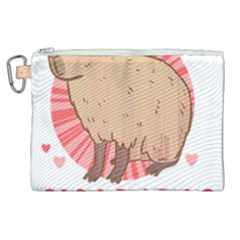 Capybara Love T- Shirt Just A Girl Who Loves Capybaras A Cute Design For Capybara Lovers T- Shirt Yoga Reflexion Pose T- Shirtyoga Reflexion Pose T- Shirt Canvas Cosmetic Bag (xl) by hizuto