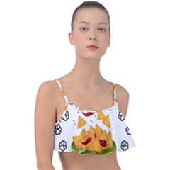 Veterinary Medicine T- Shirt Funny Will Give Veterinary Advice For Nachos Vet Med Worker T- Shirt Frill Bikini Top by ZUXUMI