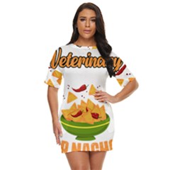 Veterinary Medicine T- Shirt Funny Will Give Veterinary Advice For Nachos Vet Med Worker T- Shirt Just Threw It On Dress by ZUXUMI