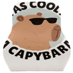 Capybara T- Shirt Be As Cool As A Capybara- A Cute Funny Capybara Wearing Sunglasses T- Shirt Yoga Reflexion Pose T- Shirtyoga Reflexion Pose T- Shirt Car Seat Back Cushion  by hizuto