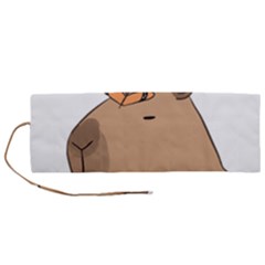 Capybara T- Shirt Be Nice Be Friendly Be A Capybara T- Shirt Yoga Reflexion Pose T- Shirtyoga Reflexion Pose T- Shirt Roll Up Canvas Pencil Holder (m) by hizuto