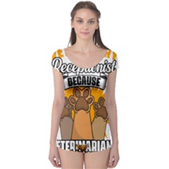 Veterinary Medicine T- Shirt Veterinary Receptionist Funny Veterinarian Hero Vet Med Life T- Shirt Boyleg Leotard  by ZUXUMI