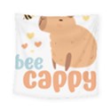 Capybara T- Shirt Bee Cappy - A Cute Capybara And A Bee Illustration T- Shirt Yoga Reflexion Pose T- Shirtyoga Reflexion Pose T- Shirt Square Tapestry (Small) View1