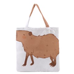 Capybara T- Shirt Cute Capybara Illustration T- Shirt (1) Yoga Reflexion Pose T- Shirtyoga Reflexion Pose T- Shirt Grocery Tote Bag by hizuto