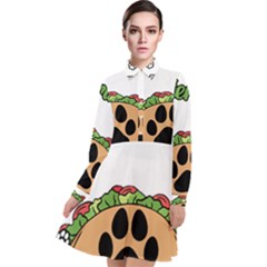 Veterinary Medicine T- Shirt Will Give Veterinary Advice For Tacos Funny Vet Med Worker T- Shirt Long Sleeve Chiffon Shirt Dress by ZUXUMI