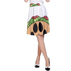 Veterinary Medicine T- Shirt Will Give Veterinary Advice For Tacos Funny Vet Med Worker T- Shirt A-line Skirt by ZUXUMI