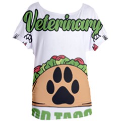 Veterinary Medicine T- Shirt Will Give Veterinary Advice For Tacos Funny Vet Med Worker T- Shirt Women s Oversized T-shirt by ZUXUMI