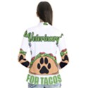 Veterinary Medicine T- Shirt Will Give Veterinary Advice For Tacos Funny Vet Med Worker T- Shirt Drape Collar Cardigan View2