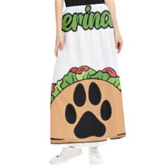 Veterinary Medicine T- Shirt Will Give Veterinary Advice For Tacos Funny Vet Med Worker T- Shirt Maxi Chiffon Skirt by ZUXUMI