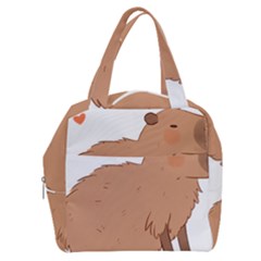 Capybara T- Shirt Cute Capybara Illustration T- Shirt (2) Yoga Reflexion Pose T- Shirtyoga Reflexion Pose T- Shirt Boxy Hand Bag by hizuto