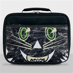 Vintage Halloween Black Cat T- Shirt Vintage Halloween Black Cat T- Shirt Lunch Bag by ZUXUMI