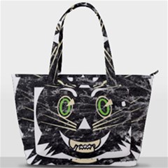 Vintage Halloween Black Cat T- Shirt Vintage Halloween Black Cat T- Shirt Back Pocket Shoulder Bag  by ZUXUMI