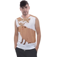 Capybara T- Shirt Cute Capybara With A Baby Goat On Its Head T- Shirt Yoga Reflexion Pose T- Shirtyoga Reflexion Pose T- Shirt Men s Regular Tank Top by hizuto