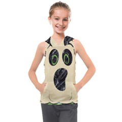 Vintage Halloween Ghost T- Shirt Vintage Halloween Ghost T- Shirt Kids  Sleeveless Hoodie by ZUXUMI