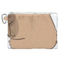 Capybara T- Shirt Cute Capybara With A Butterfly T- Shirt Yoga Reflexion Pose T- Shirtyoga Reflexion Pose T- Shirt Canvas Cosmetic Bag (XL) View1