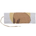 Capybara T- Shirt Cute Gentlemen Capybara T- Shirt Yoga Reflexion Pose T- Shirtyoga Reflexion Pose T- Shirt Roll Up Canvas Pencil Holder (M) View1