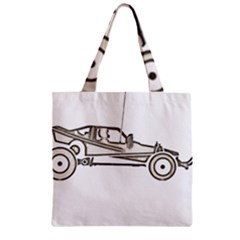 Vintage Rc Cars T- Shirt Grunge Vintage Modelcar Classic Rc Buggy Racing Cars Addict T- Shirt Zipper Grocery Tote Bag by ZUXUMI