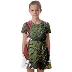 Black Hole T- Shirt Planet Eater Colour T- Shirt Black Hole T- Shirt Planet Eater T- Shirt Black Lab T- Shirt Black Lab T- Shirt Kids  Short Sleeve Pinafore Style Dress