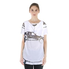 Vintage Rc Cars T- Shirt Vintage Modelcar Classic Rc Buggy Racing Cars Addict T- Shirt (1) Skirt Hem Sports Top by ZUXUMI