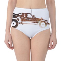 Vintage Rc Cars T- Shirt Vintage Modelcar Classic Rc Buggy Racing Cars Addict T- Shirt Classic High-waist Bikini Bottoms by ZUXUMI