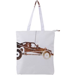 Vintage Rc Cars T- Shirt Vintage Modelcar Classic Rc Buggy Racing Cars Addict T- Shirt Double Zip Up Tote Bag by ZUXUMI