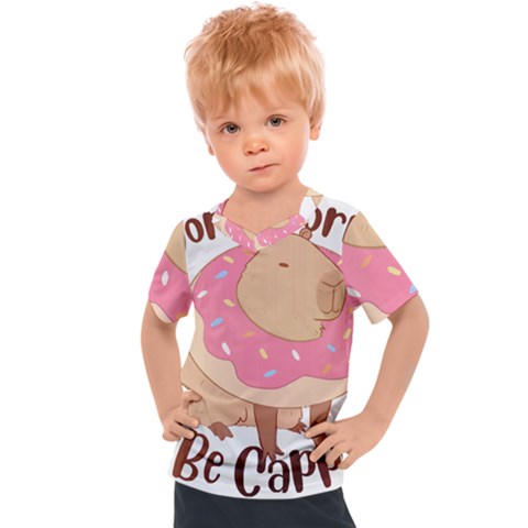 Capybara T- Shirt Cute Gentlemen Capybara T- Shirt Yoga Reflexion Pose T- Shirtyoga Reflexion Pose T- Shirt Kids  Sports T-shirt by hizuto