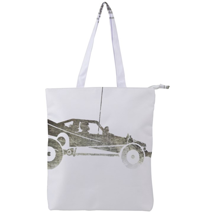 Vintage Rc Cars T- Shirt Vintage Modelcar Retro Rc Buggy Racing Cars Addict T- Shirt (1) Double Zip Up Tote Bag