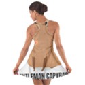 Capybara T- Shirt Gentlemen Capybara - A Cute Funny Capybara Illustration T- Shirt Yoga Reflexion Pose T- Shirtyoga Reflexion Pose T- Shirt Cotton Racerback Dress View2