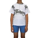 Vintage Rc Cars T- Shirt Vintage Sundown Retro Rc Buggy Racing Cars Addict T- Shirt Kids  Short Sleeve Swimwear View1