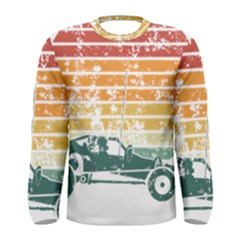 Vintage Rc Cars T- Shirt Vintage Sunset  Classic Rc Buggy Racing Cars Addict T- Shirt Men s Long Sleeve T-shirt by ZUXUMI