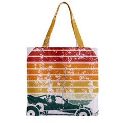 Vintage Rc Cars T- Shirt Vintage Sunset  Classic Rc Buggy Racing Cars Addict T- Shirt Zipper Grocery Tote Bag by ZUXUMI