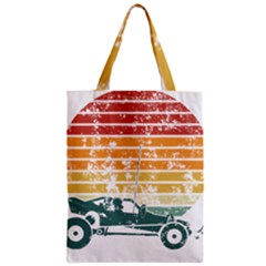 Vintage Rc Cars T- Shirt Vintage Sunset  Classic Rc Buggy Racing Cars Addict T- Shirt Zipper Classic Tote Bag by ZUXUMI