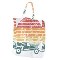 Vintage Rc Cars T- Shirt Vintage Sunset  Classic Rc Buggy Racing Cars Addict T- Shirt Giant Grocery Tote by ZUXUMI