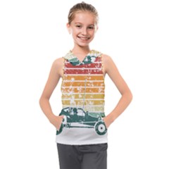 Vintage Rc Cars T- Shirt Vintage Sunset  Classic Rc Buggy Racing Cars Addict T- Shirt Kids  Sleeveless Hoodie by ZUXUMI