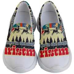 Vintage T- Shirt Vintage Believe In The Magic T- Shirt Kids Lightweight Slip Ons by ZUXUMI