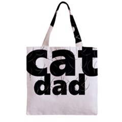 Cat Dad Gray Hair T- Shirt Cat Dad Gray Hair T- Shirt Yoga Reflexion Pose T- Shirtyoga Reflexion Pose T- Shirt Zipper Grocery Tote Bag by hizuto