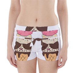 Cat Ice Cream T- Shirt Cute Cat Cream Cone T- Shirt Yoga Reflexion Pose T- Shirtyoga Reflexion Pose T- Shirt Boyleg Bikini Wrap Bottoms