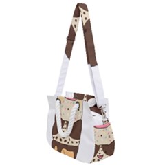 Cat Ice Cream T- Shirt Cute Cat Cream Cone T- Shirt Yoga Reflexion Pose T- Shirtyoga Reflexion Pose T- Shirt Rope Handles Shoulder Strap Bag